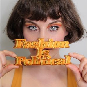 Custom Fashion Is Political Patch